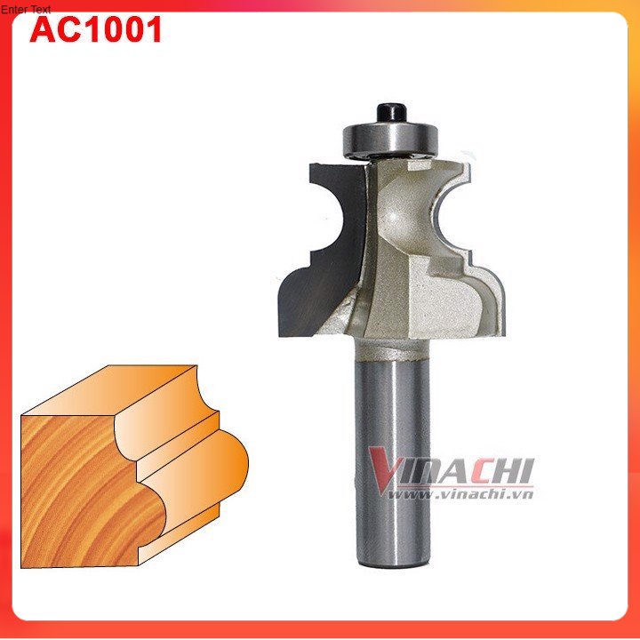Mũi phay chỉ cửa tideway ac1001 1/2*7/8" mũi phay chỉ cửa tideway vinachi chuyên dùng để soi chỉ nổi ghế, bàn, đồ nội thất