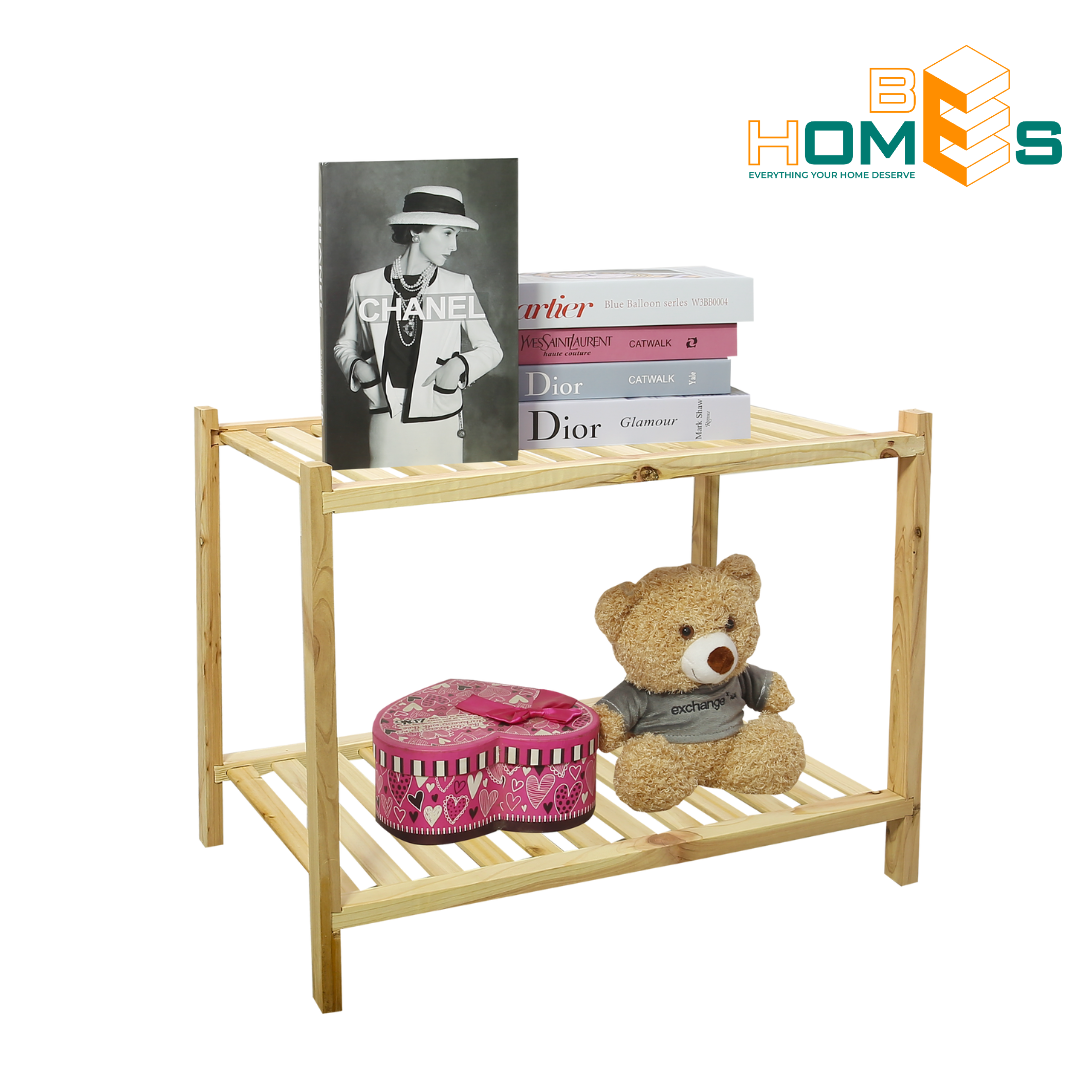 Kệ lò vi sóng gỗ đa năng 2 tầng