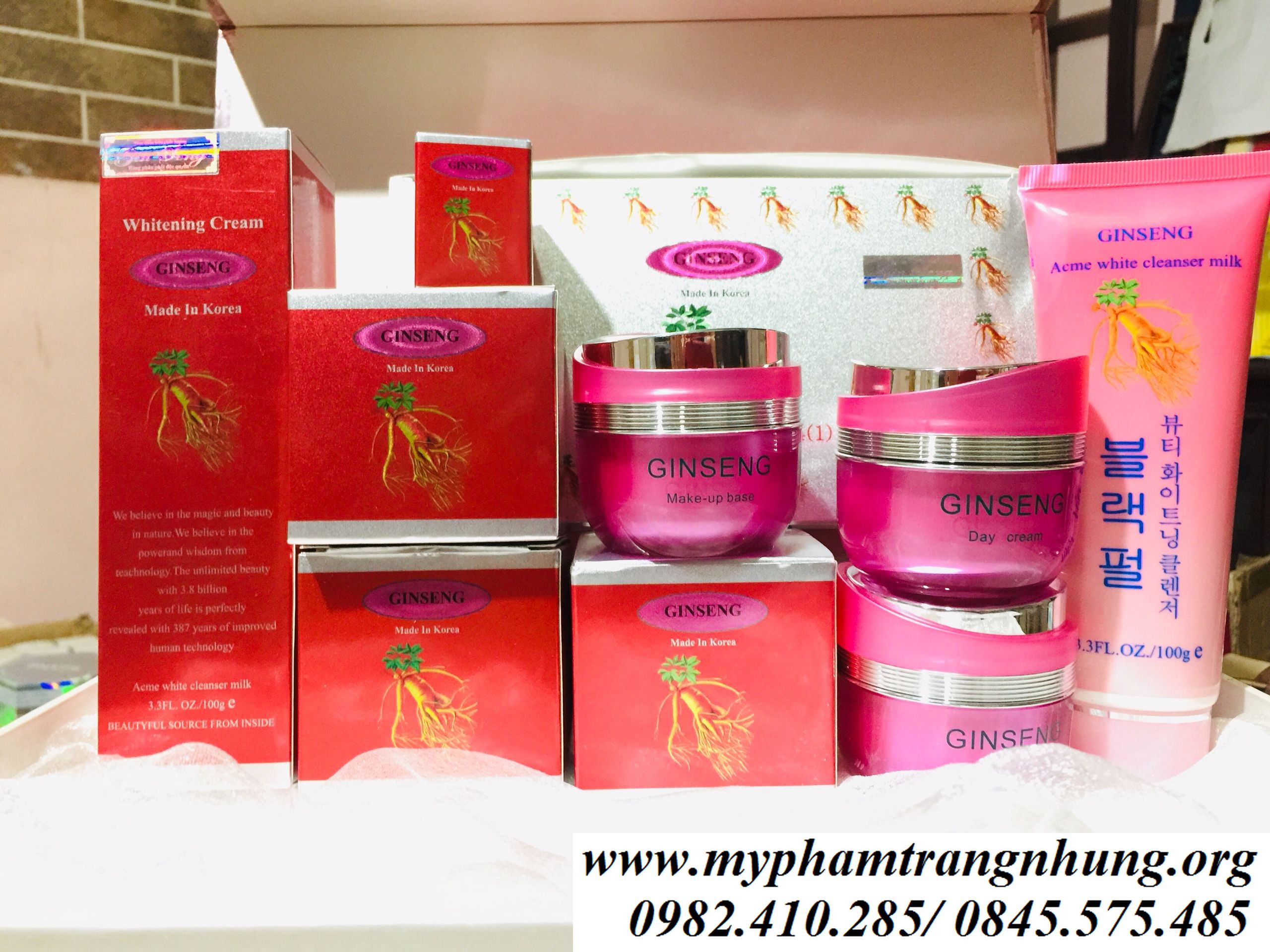 BỘ GINSENG MỜ NÁM, TÀN NHANG, DƯỠNG TRẮNG DA