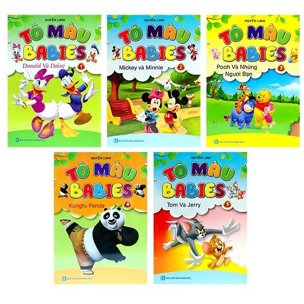 Fahasa - bộ sách tô màu babies