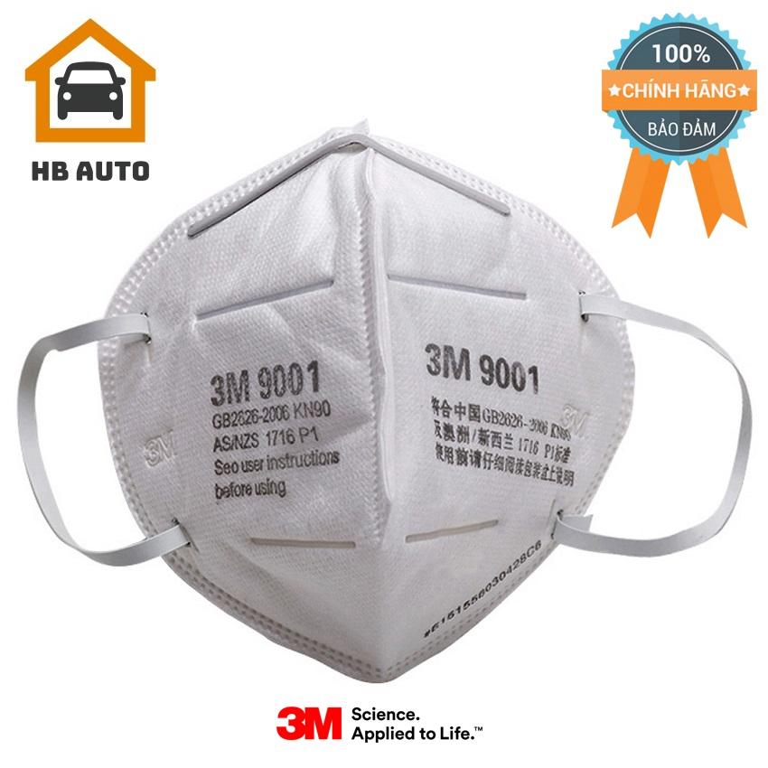 [FreeshipMAX] Khẩu Trang 3M 9001 Chống Bụi - Kháng Khuẩn - Ngăn Mùi Hôi, Cấu tạo màng lọc tĩnh điện, tiện dụng