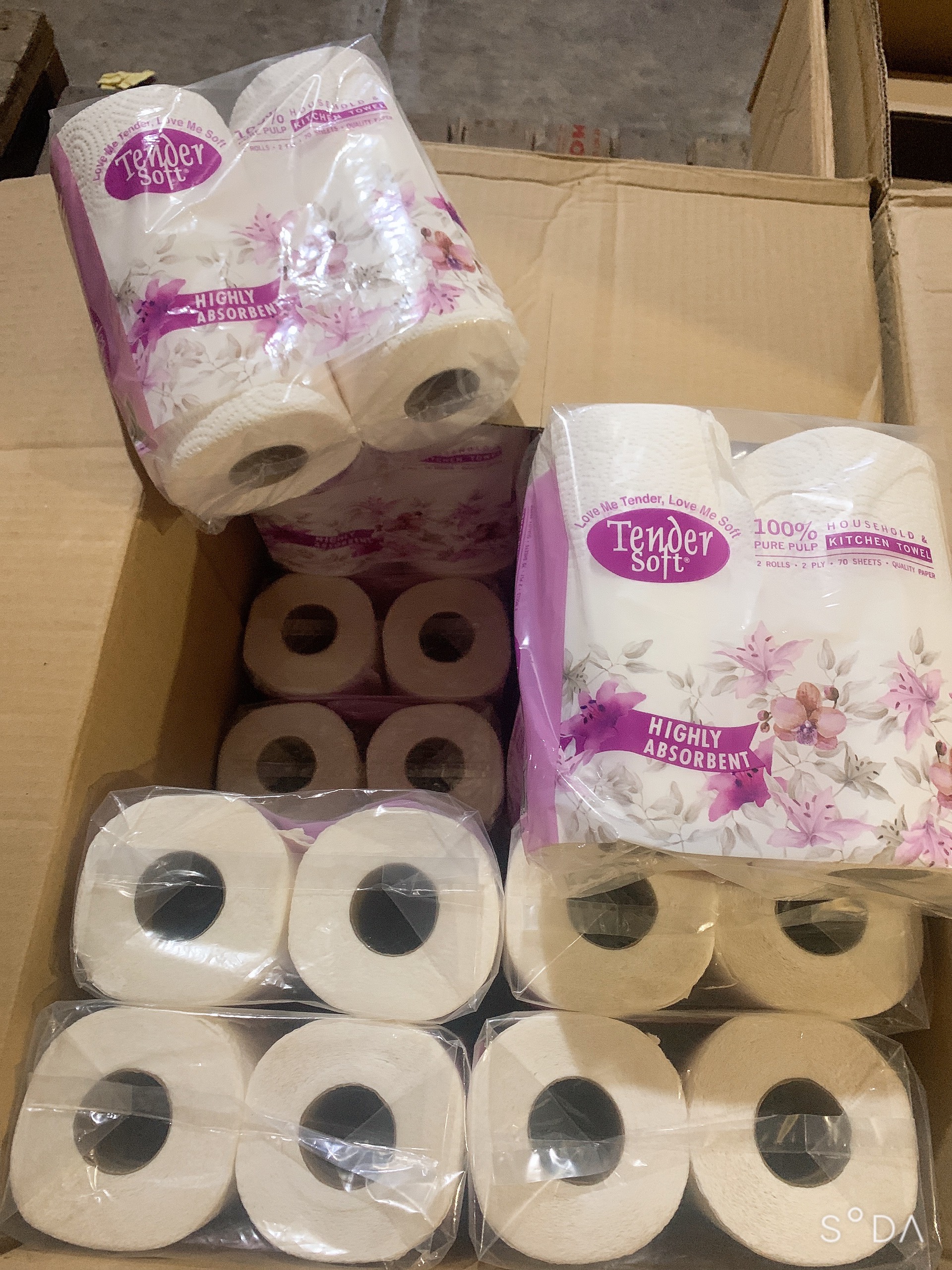 Khăn Giấy Bếp Tender Soft 2 Cuộn 2 Lớp