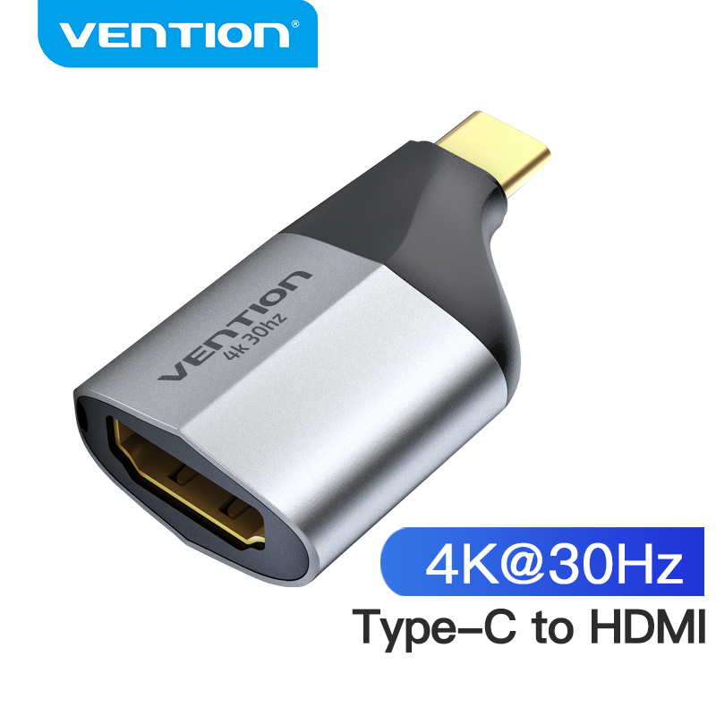 Vention Type C to HDMI Adapter USB C to 4K HDMI 1.4 Adapter for MacBook Samsung Galaxy S10/S9 Huawei Mate 20 P20 Pro USB C HDMI
