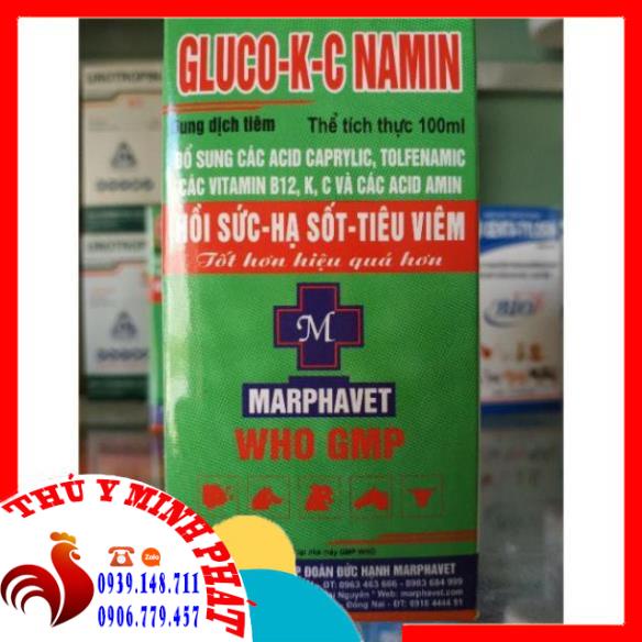 Gluco k c - gluco kc - namin 100ml marphavet