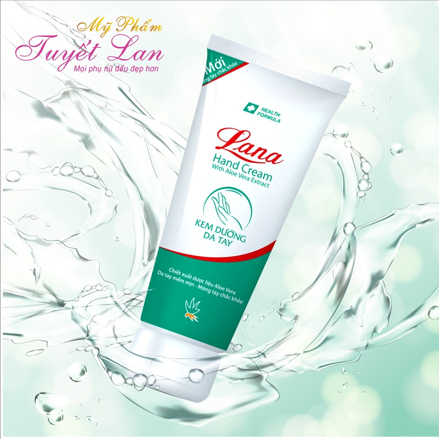 Combo 2 típ Kem Dưỡng Da Tay Alovera Lana 80g