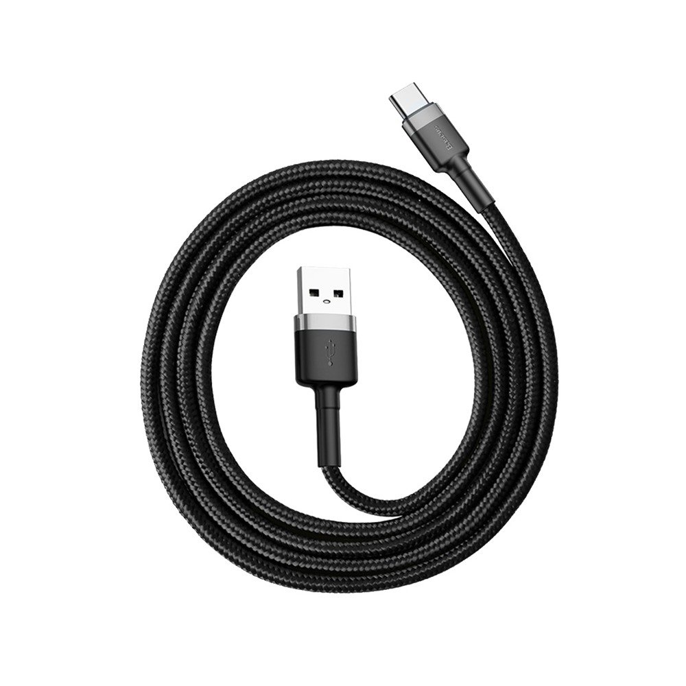 Cáp sạc nhanh chân typec Baseus Kevlar data cable USB for type-c 3A 1m CATKLF-BG1