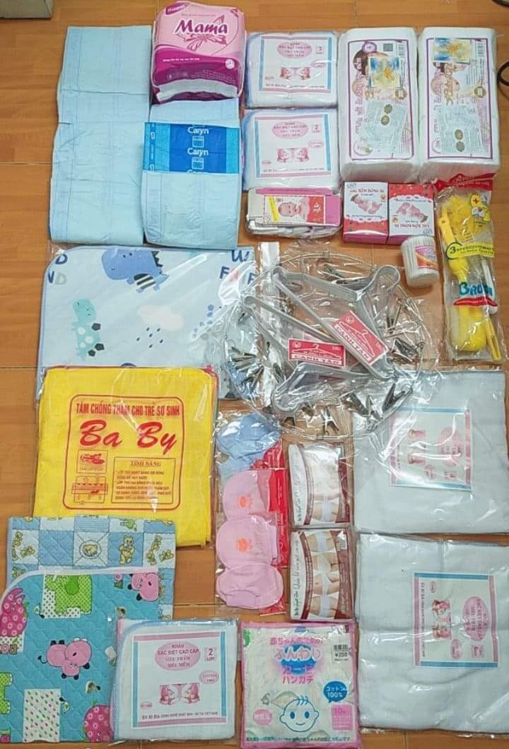 Combo đồ sơ sinh bé gái, bé trai 511k