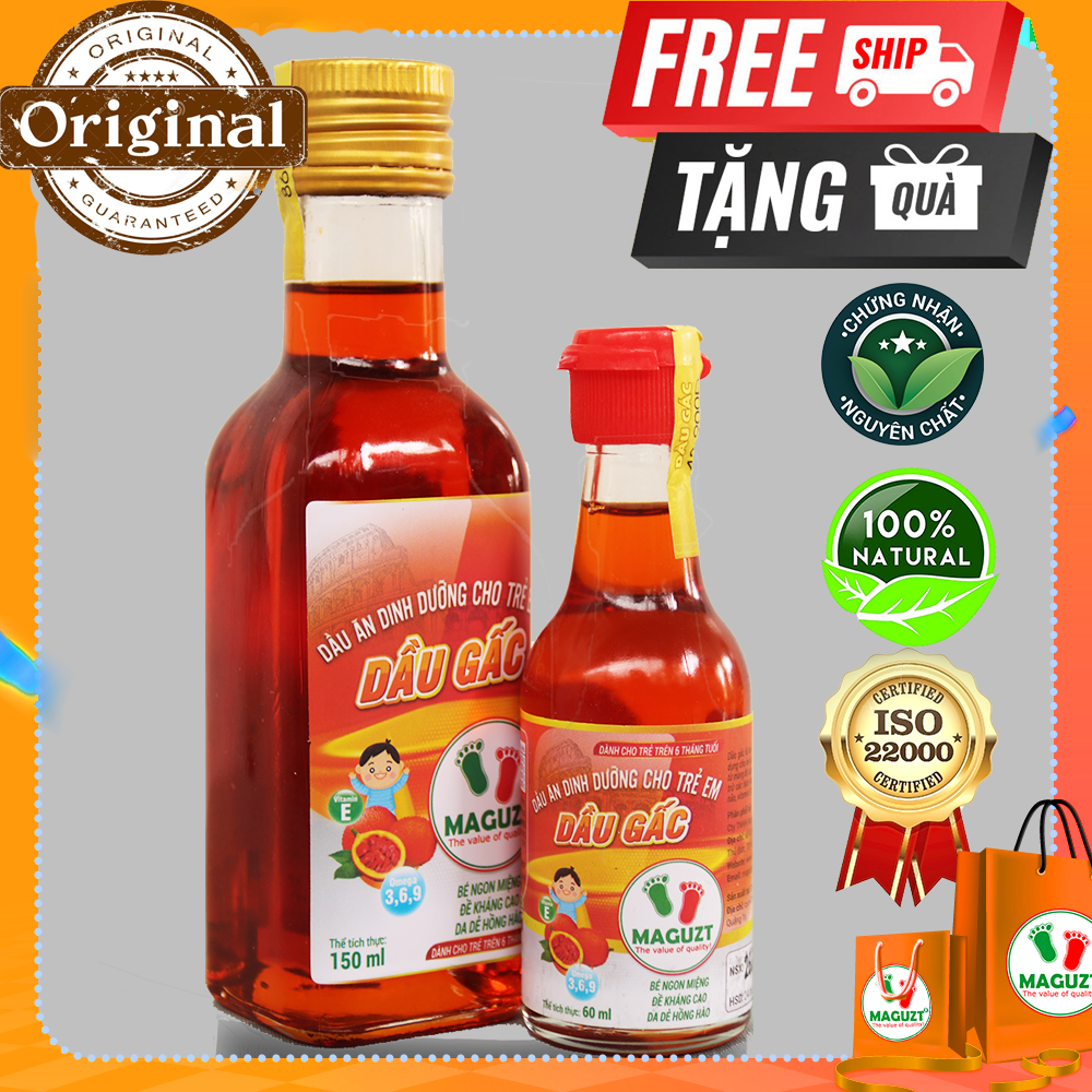 Dầu gấc cho bé ăn dặm Maguzt