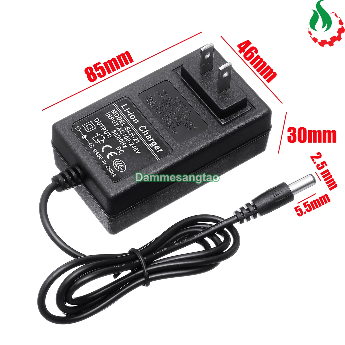 Sạc 5S 21V 2A dùng cho pin Li-ion 3.7V