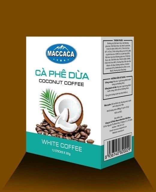 Cà phê Dừa, Sữa đá, Hương chồn  3in1 (combo 3 hộp 3 vị)