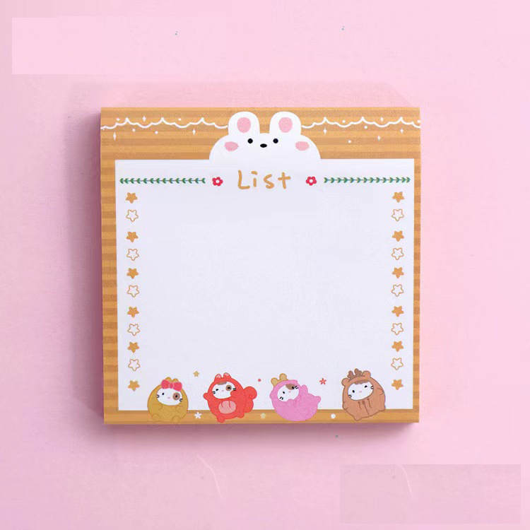 Cute 80 pcs sticky notes cartoon cute multi cartoon cute sticky notes