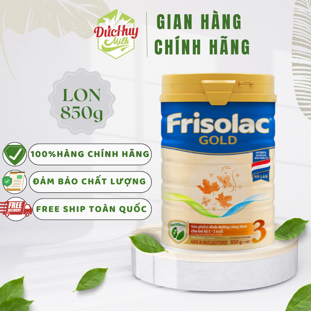 Sữa bột Frisolac Gold 3 850g (Mới)