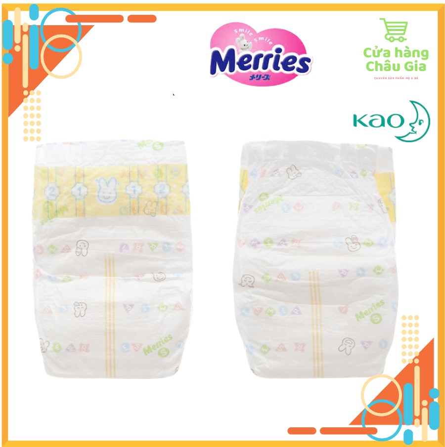 [FREESHIP 50K] [Nhập Khẩu Chính Hãng KAO] Tã/bỉm dán Merries nội địa nhật bản nhập khẩu Size S82