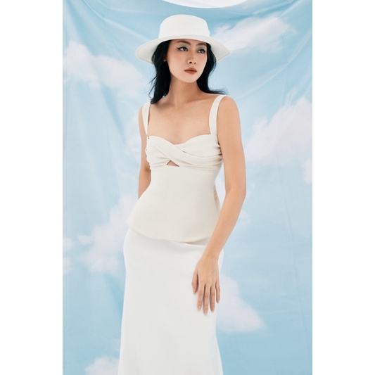 [NineToFive | Siêu sale cuối năm] - Áo Plot Twist màu kem