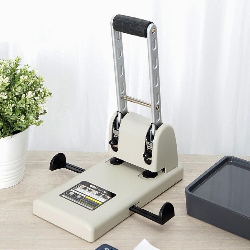 Đục lỗ 100 tờ Deli