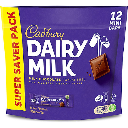 Socola Cadbury Dairy Milk 180G