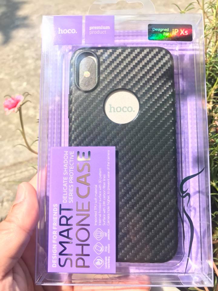 Ốp lưng Vân Carbon cho iphone Xs Max