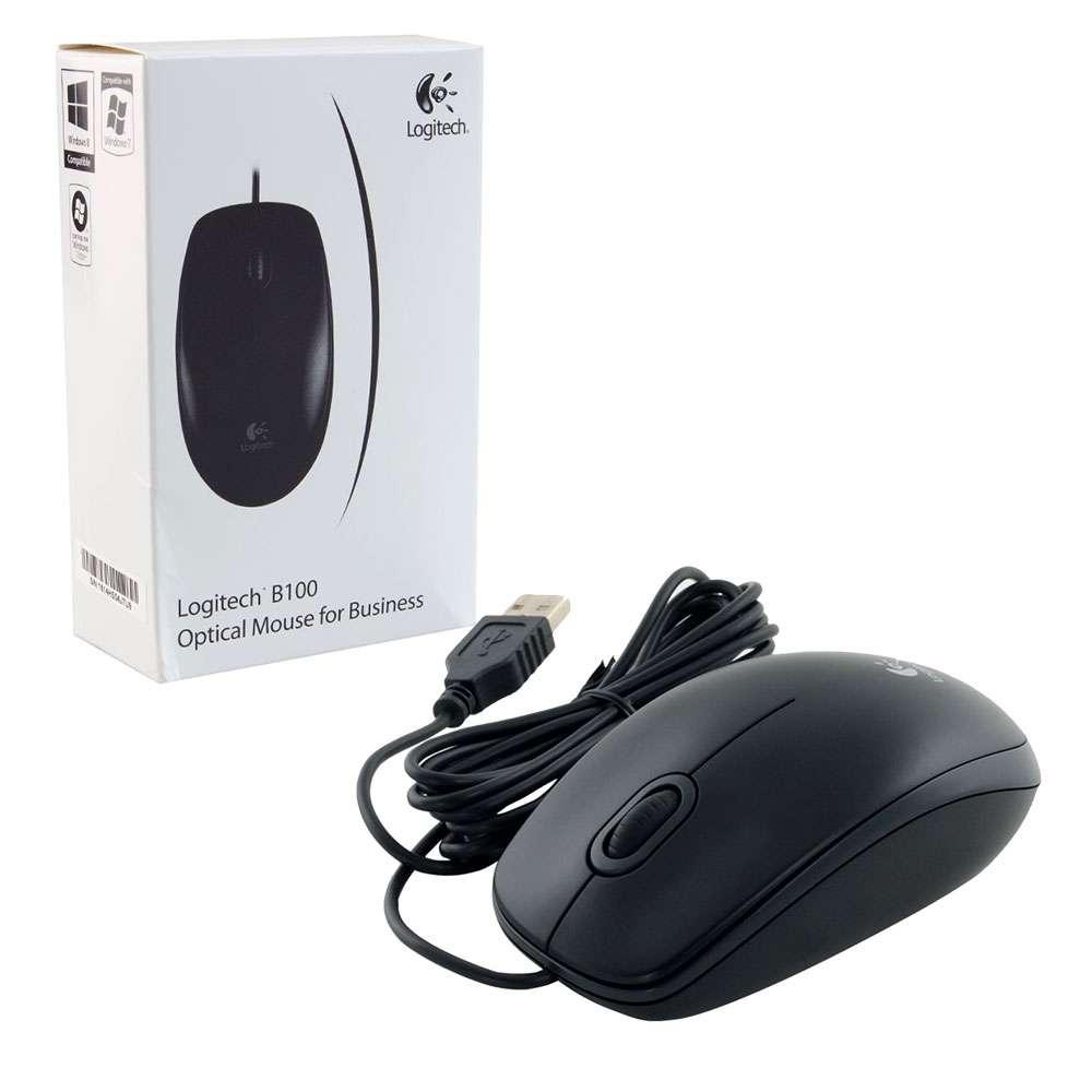 Logitech B100 optical USB mouse