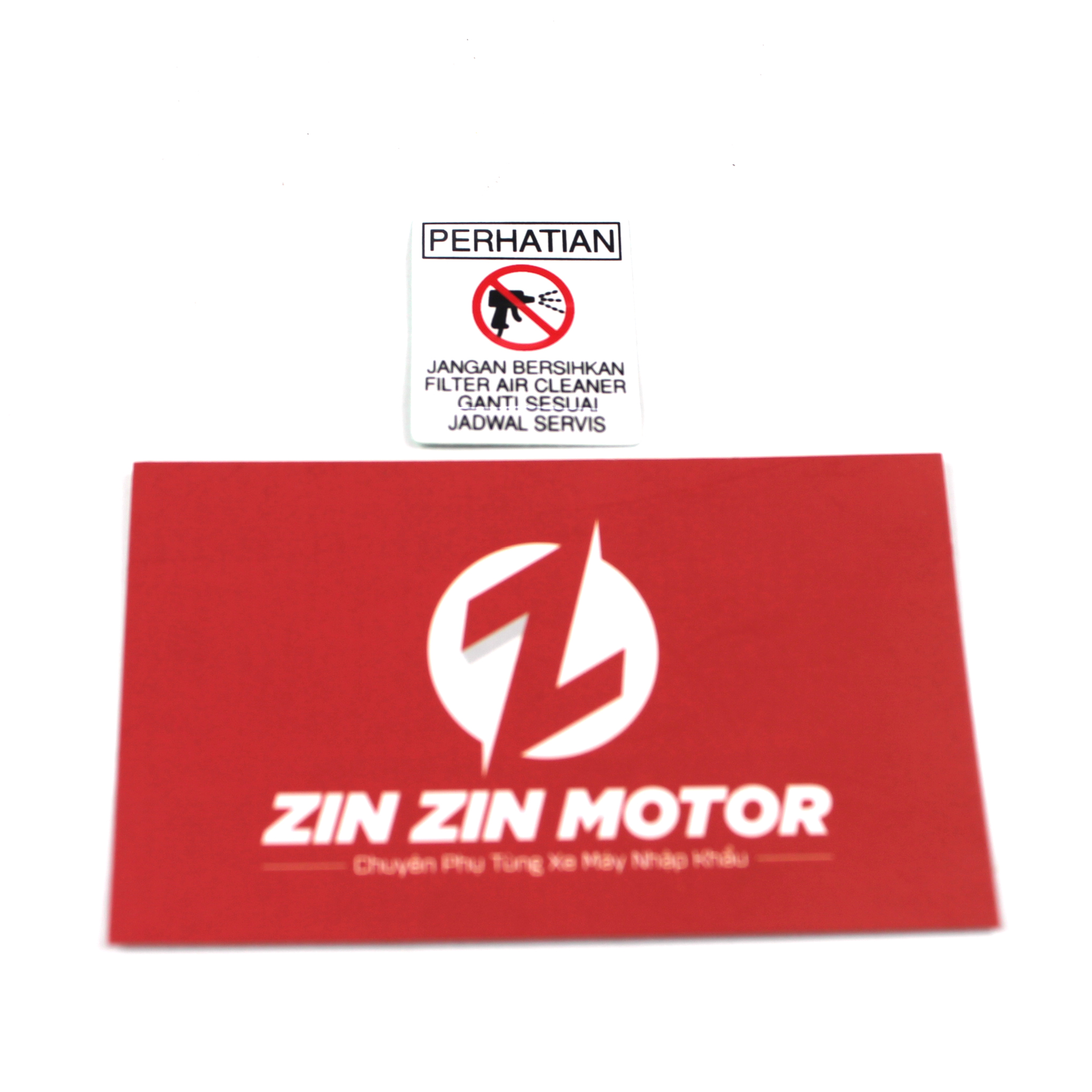 Stamp perhatian-Sonic 150R, winner, supra GTR, winner X, Vario 150 2019, vario 125 2019, Vario 150 2017, Vario 125 2017, ADV 150, PCX 150, Genio, beat, CBR 150R, CB 150R-87509kwwa40-Zin Zin motor