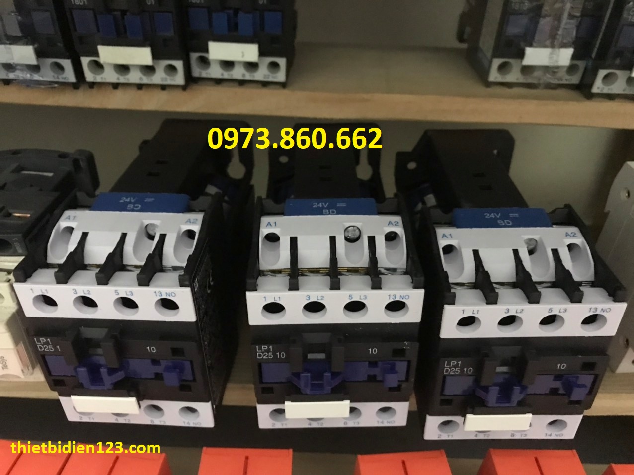 Khởi động từ contactor 24vdc - LP1 BD
