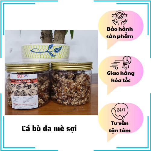 [FREE SHIP]200g cá bò da tẩm mè đặc sản Nha Trang [SEAVY NHA TRANG]