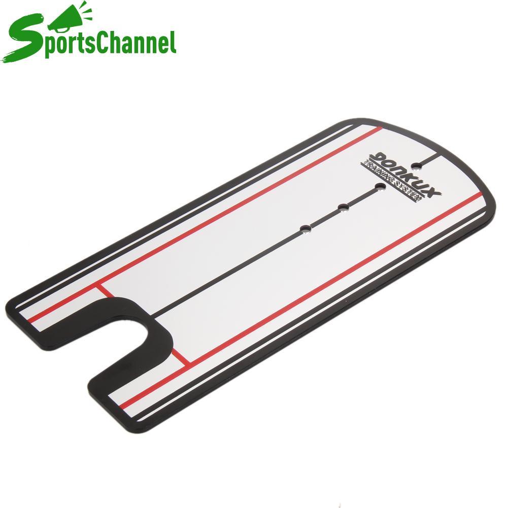 Golf Putting Mirror Alignment Training Aid Swing Trainer Eye Line