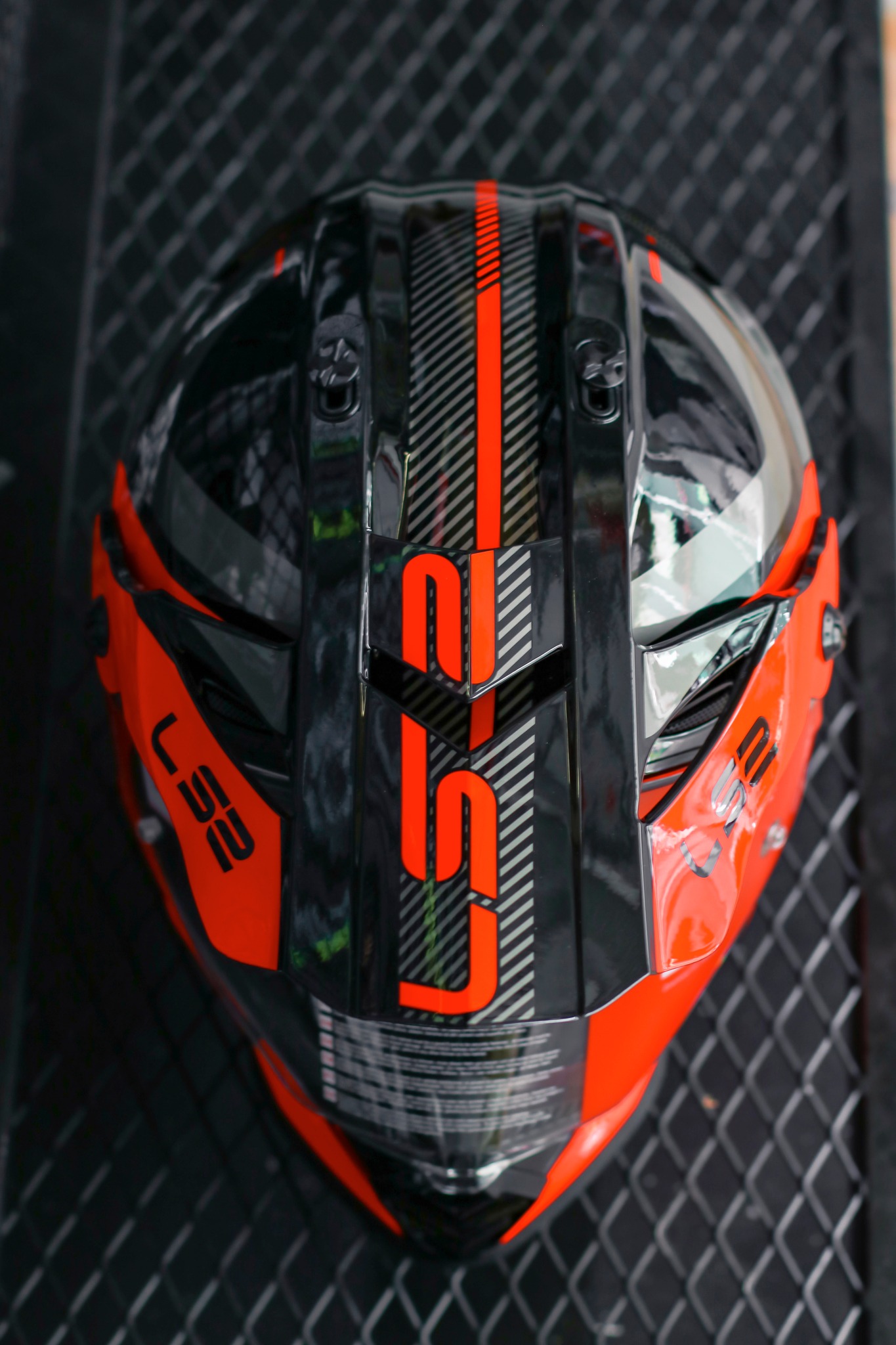 MŨ BẢO HIỂM ADVENTURE LS2 MX436 - BLACK ORANGE