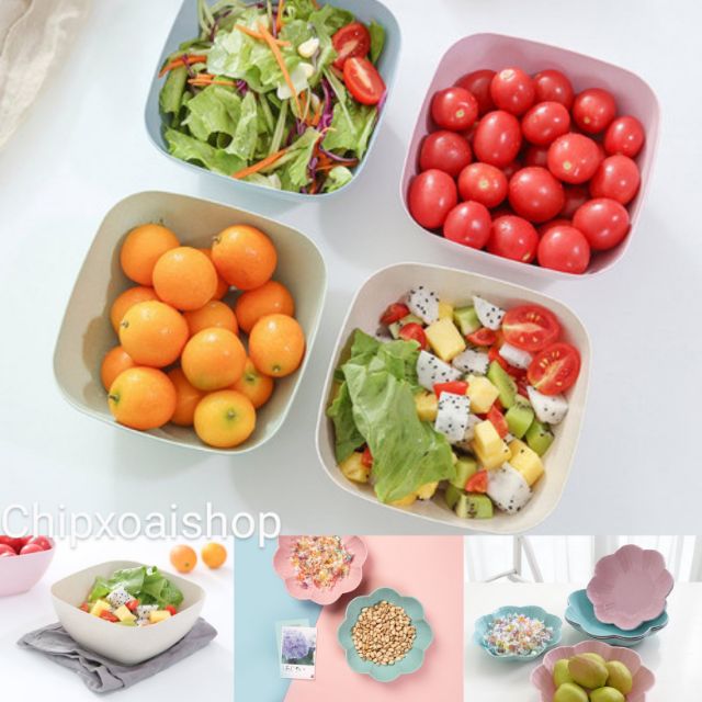 Bát Đĩa Lúa Mạch Đựng Salad