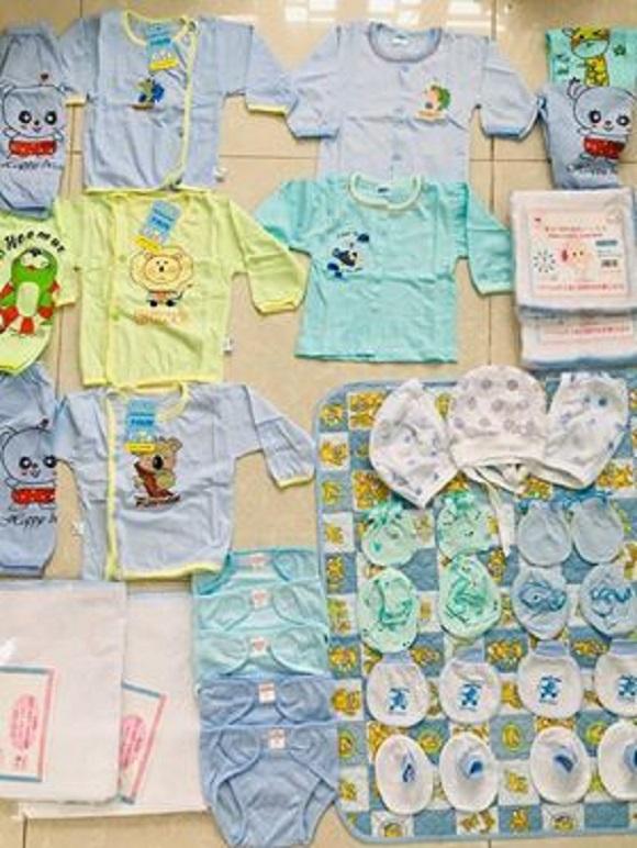 Đồ đi sinh mới, gói mini tiết kiệm cho mẹ sắp sinh, đồ sơ sinh bé trai, bé gái
