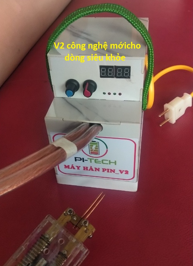 Máy hàn điểm tay hàn linh hoạt PI-TECH công suất lớn (Máy hàn pin)