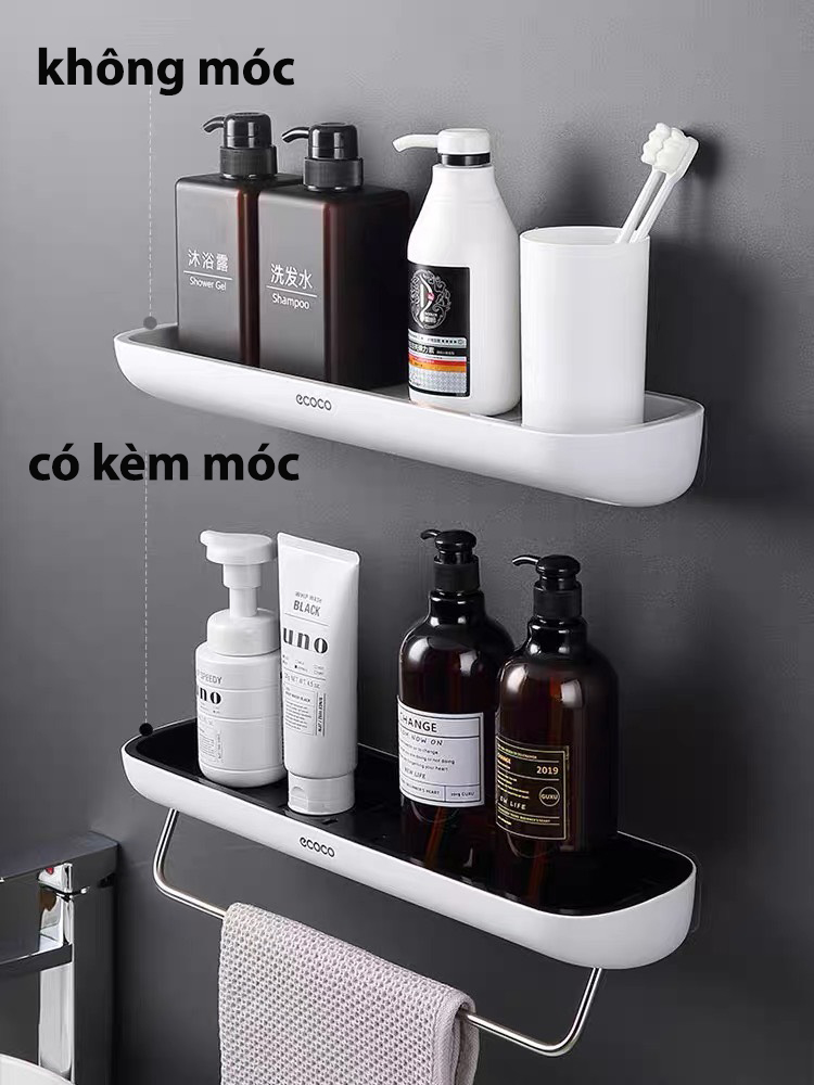 Kệ treo đồ nhà tắm, nhà bếp Ecoco E1923 (1 kệ)