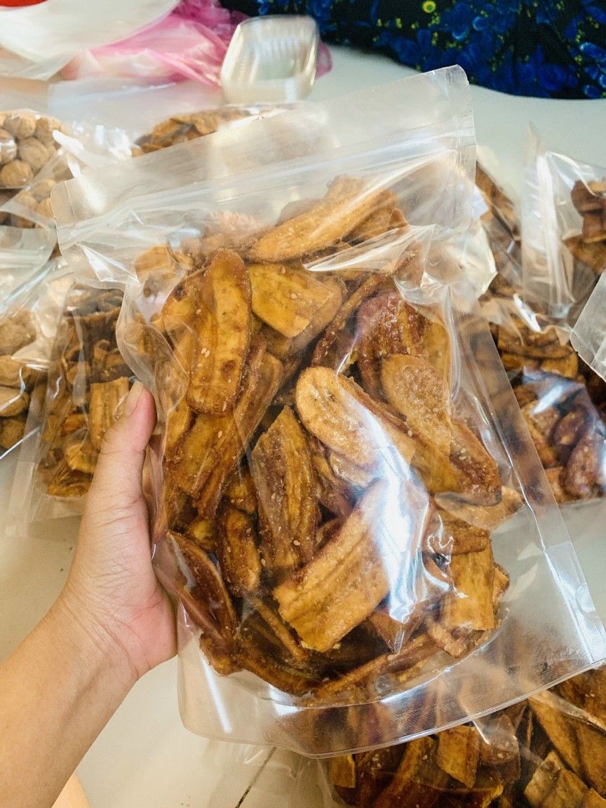 Chuối sấy mè gừng 500g