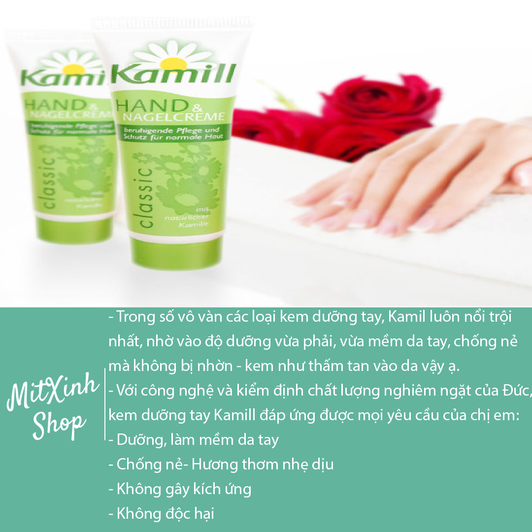 [ HÀNG ĐỨC ] KEM TAY LÔ HỘI KAMIL 100ML