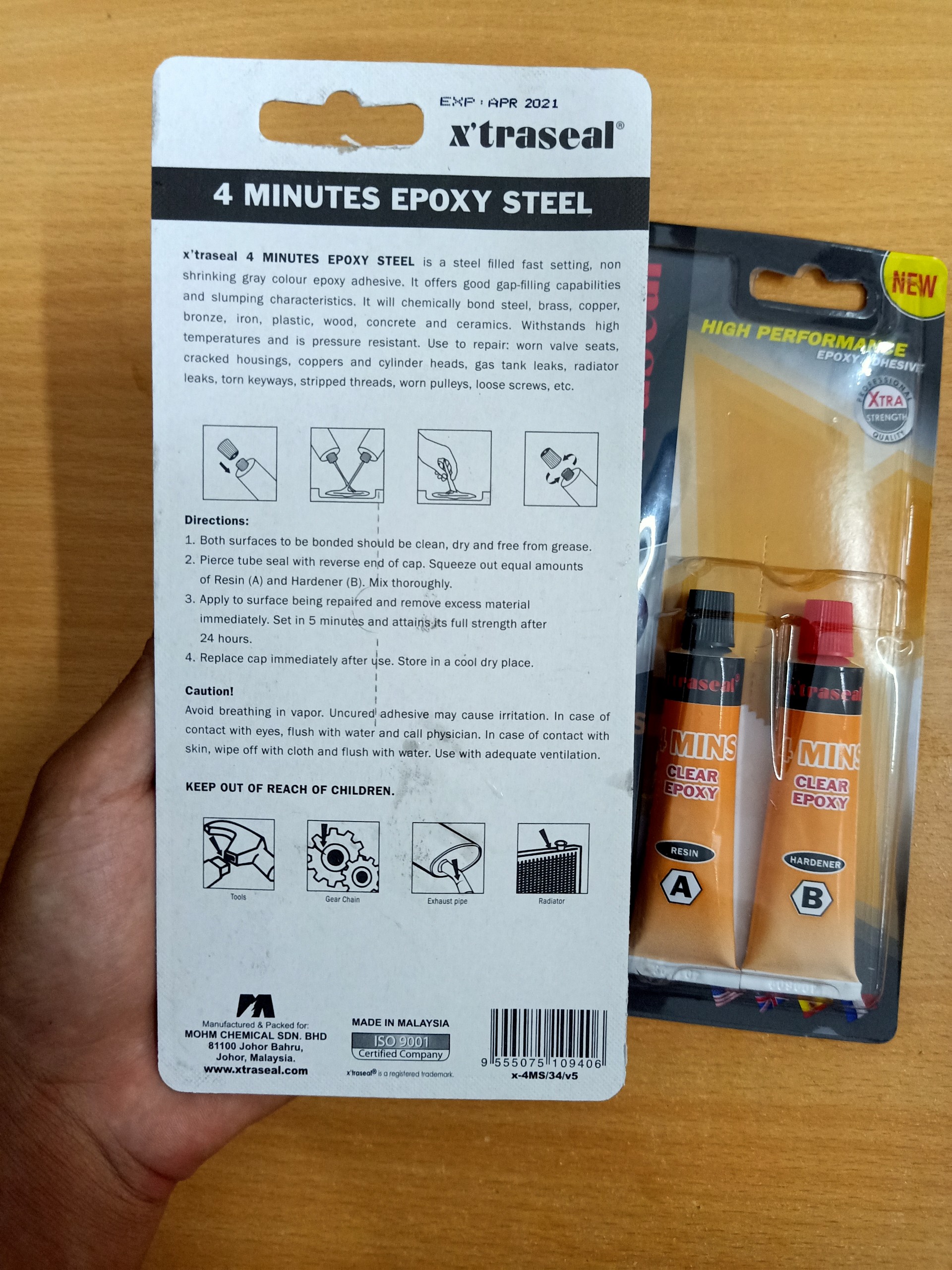 [HCM]Keo epoxy 2 thành phần A.B Malaysia