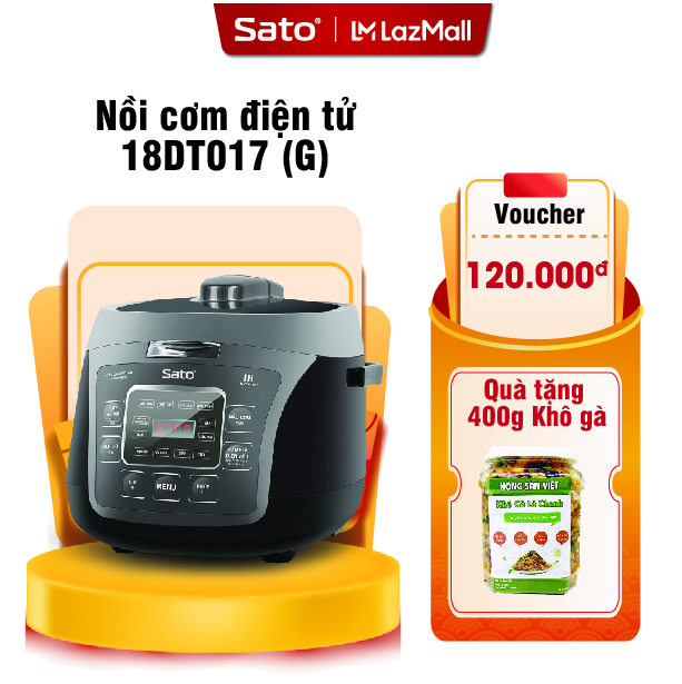 Nồi cơm điện tử 1.8L Sato 18DT017G