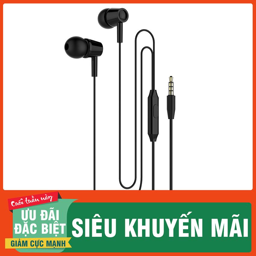 Tai Nghe Nhét Tai Siêu Trầm - Tai Phone Nghe Nhạc - Tai Nghe Cắm Dây - Tai Nghe Giá Siêu Rẻ - Ngolas - LIDE3680 - Đen