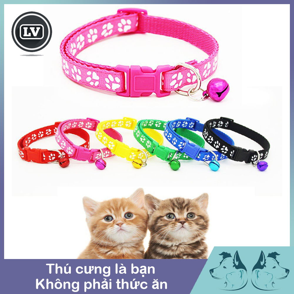 Vòng Cổ Thú Cưng Có Thể Điều Chỉnh Được Với Chuông Mèo Cưng Phụ Kiện Cho Chó Nhỏ Chihuahua Chó Bò Có Chuông