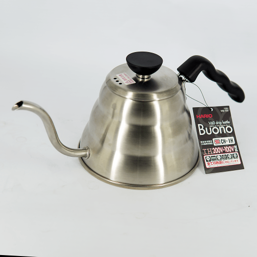 [HCM]ẤM RÓT NƯỚC HARIO V60 BUONO VKB-100HSV (1000 ML)