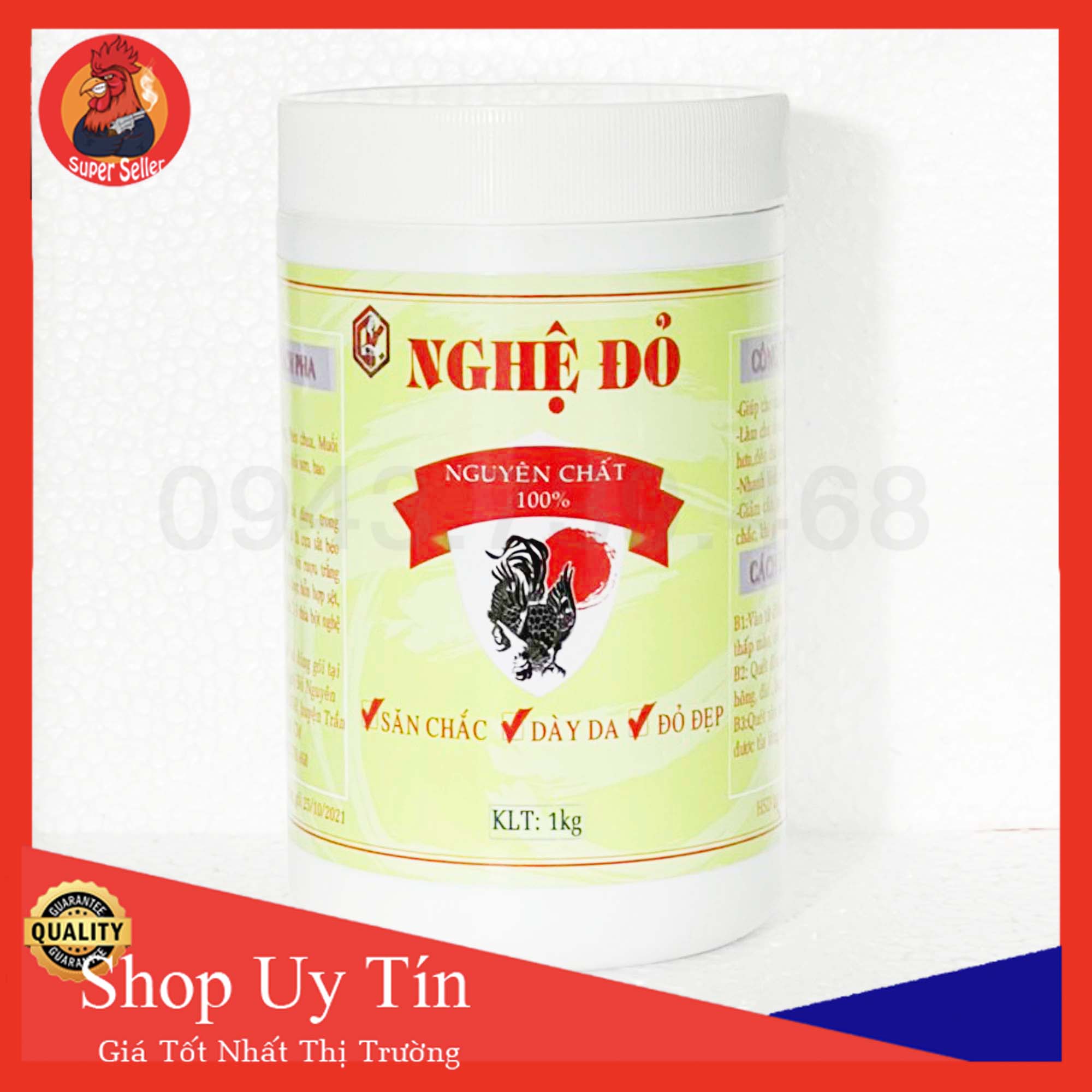 Nghệ đỏ cho gà đá 1kg nguyên chất