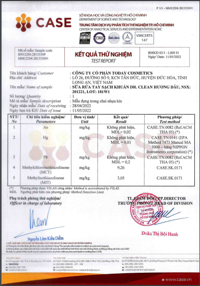 Nước Rửa Tay DR. Clean