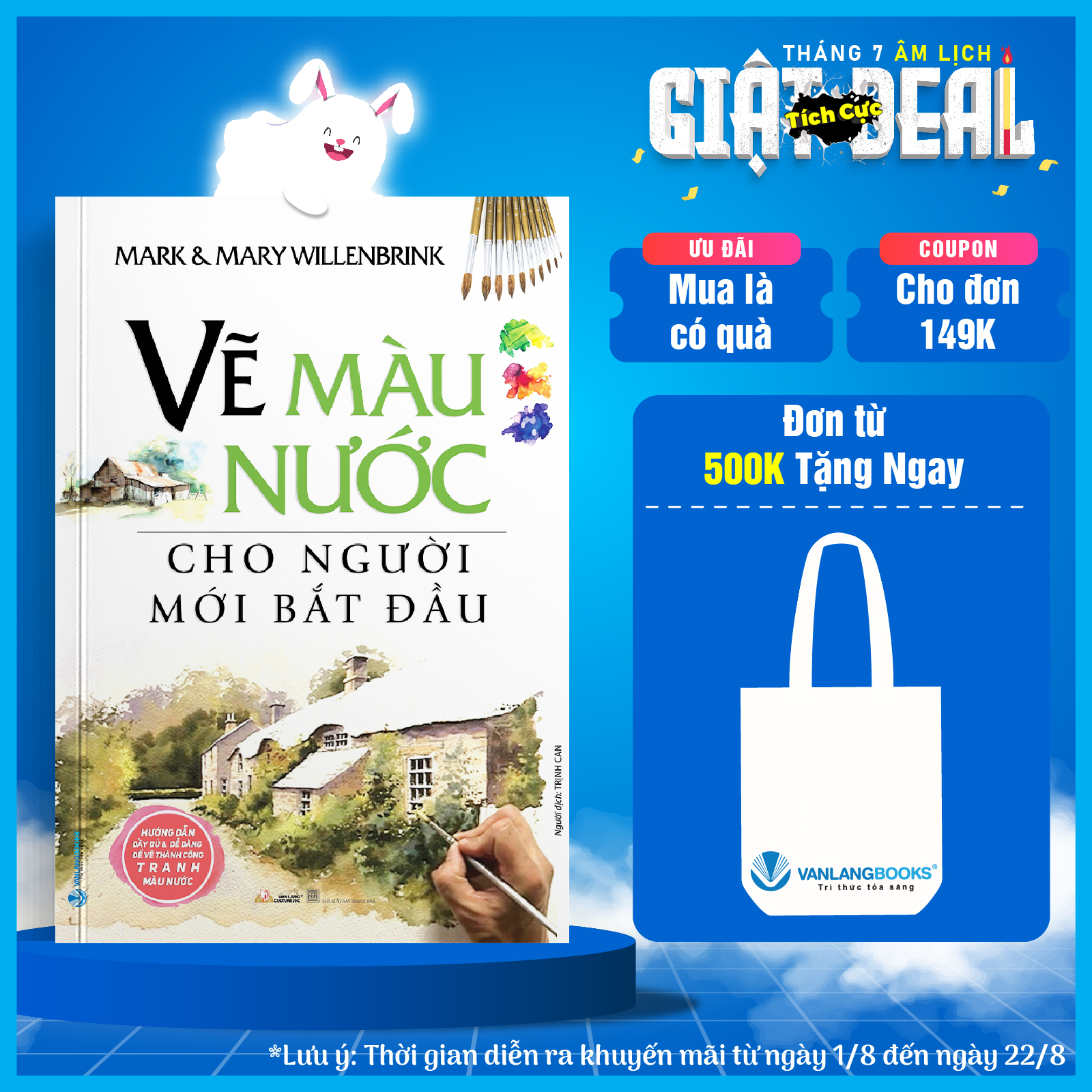 Sách - vẽ màu nước cho người mới bắt đầu -vanlangbooks
