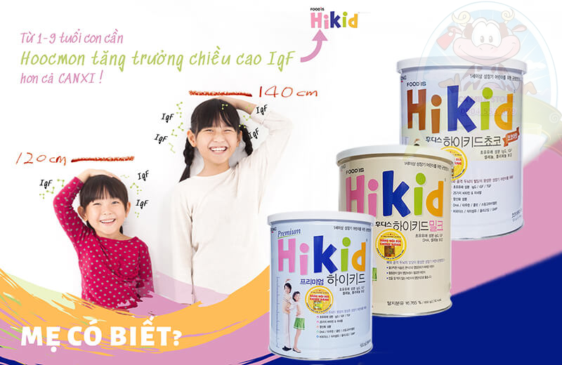 SỮA HIKID TĂNG CHIỀU CAO HỘP 650GR