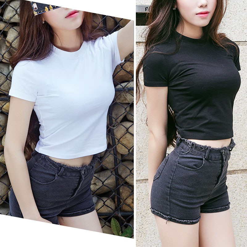 ÁO thun CỔ TRÒN CRTOP TAY ngăn