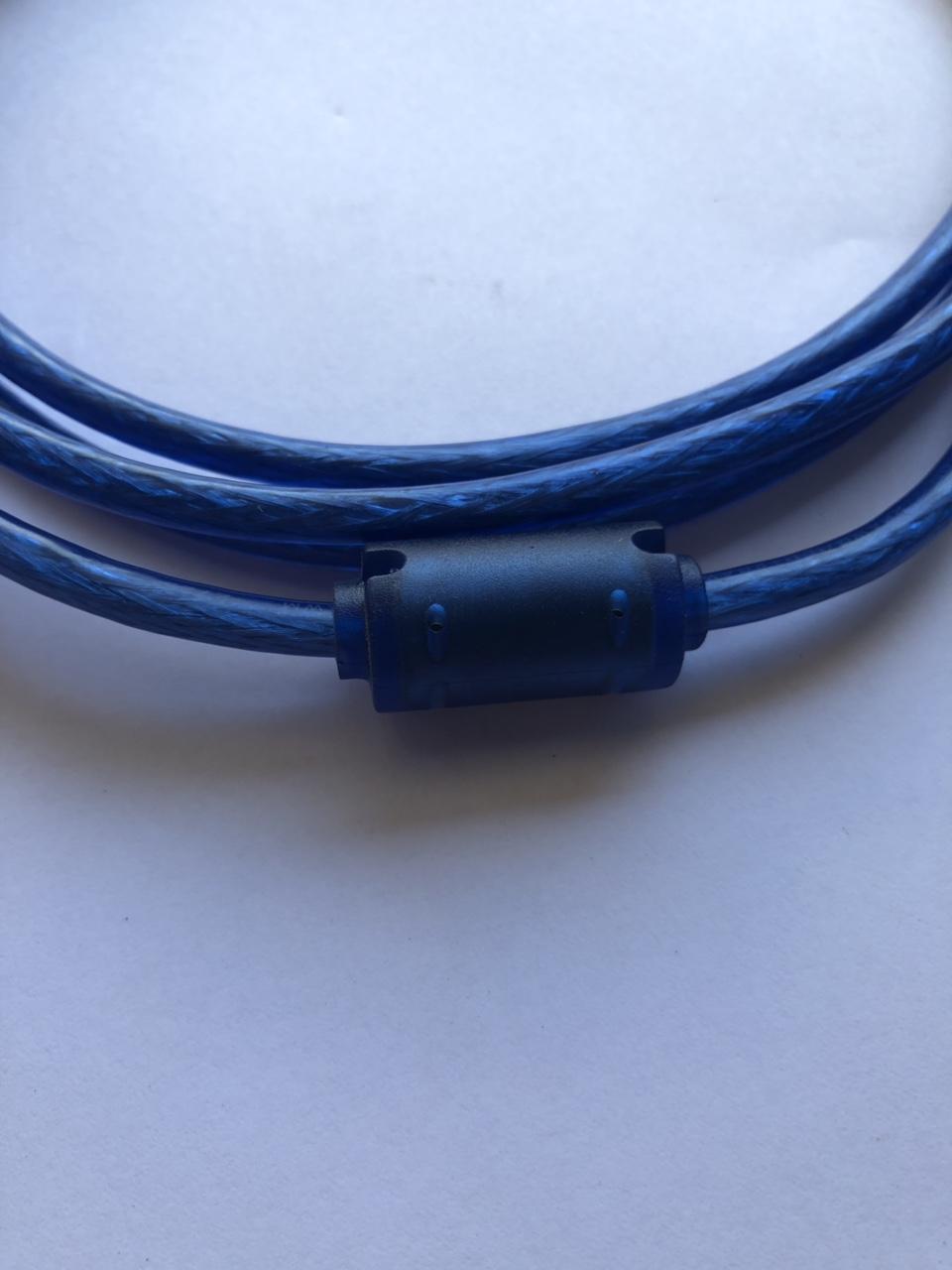 Cáp USB nối dài 1.5 mét màu xanh