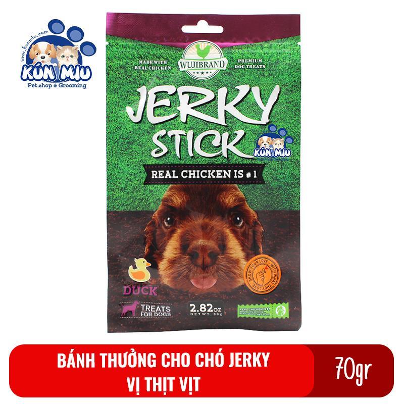 Bánh thưởng cho chó Jerky 70gr Vị thịt vịt