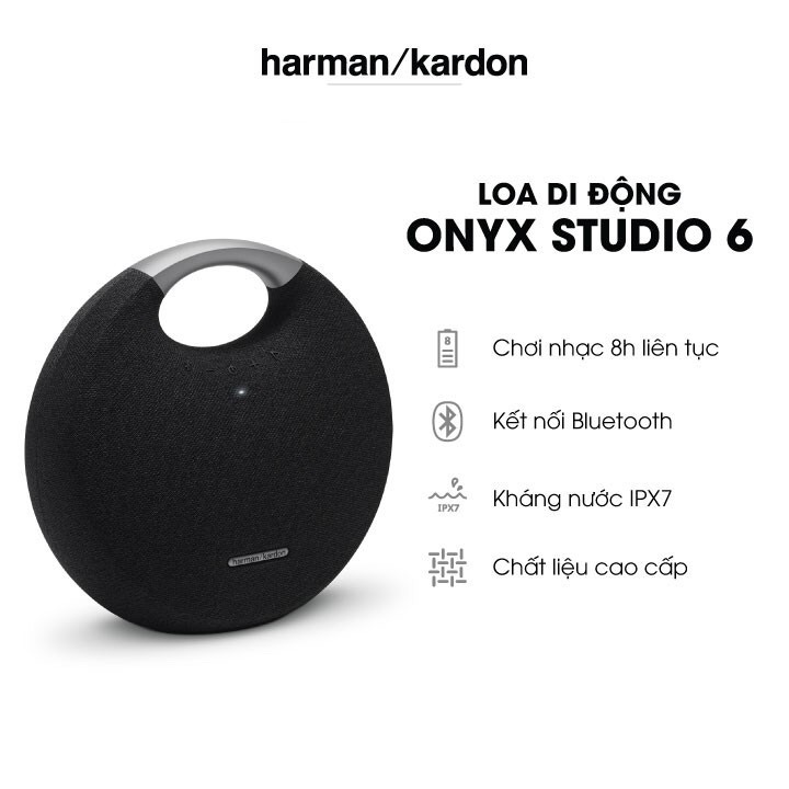 [Trả góp 0%]Loa Bluetooth Harman Kardon Onyx Studio 6 - Mới  (Bảo Hành 12T)