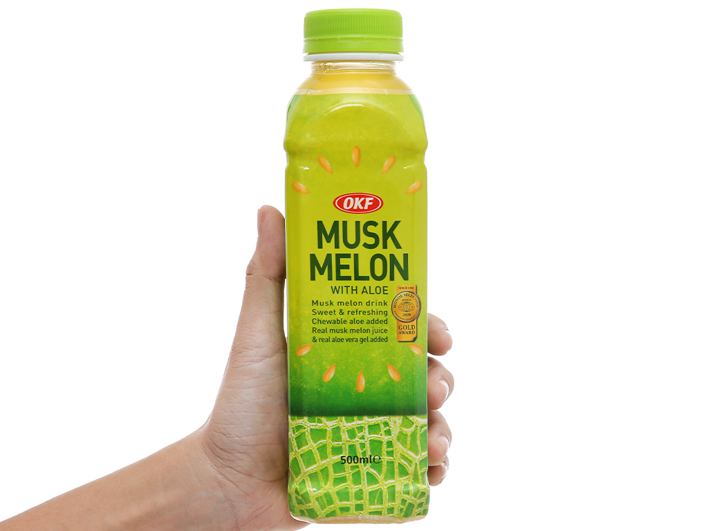 Nước dưa lưới nha đam OKF Hàn Quốc 500ml