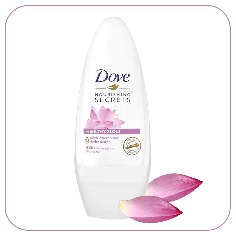 Lăn Khử Mùi Hương Phấn Dưỡng Ẩm Vùng Da Dưới Cánh Tay Dove 40ml