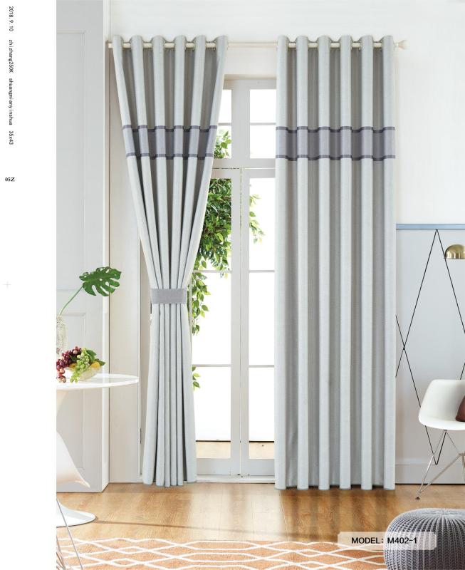 Rèm Cửa Chống Nắng Giảm Nhiệt Cách Âm Trơn HQ - Hoàng Yên - Tuỳ chọn kích thước từ 150cm đến 350cm - Mẫu 402-1 (Xám) - Kiểu may Khoen Ore - Nhiều Màu Để chọn - Vải dày, mịn và đẹp - Có may theo kích thước yêu cầu