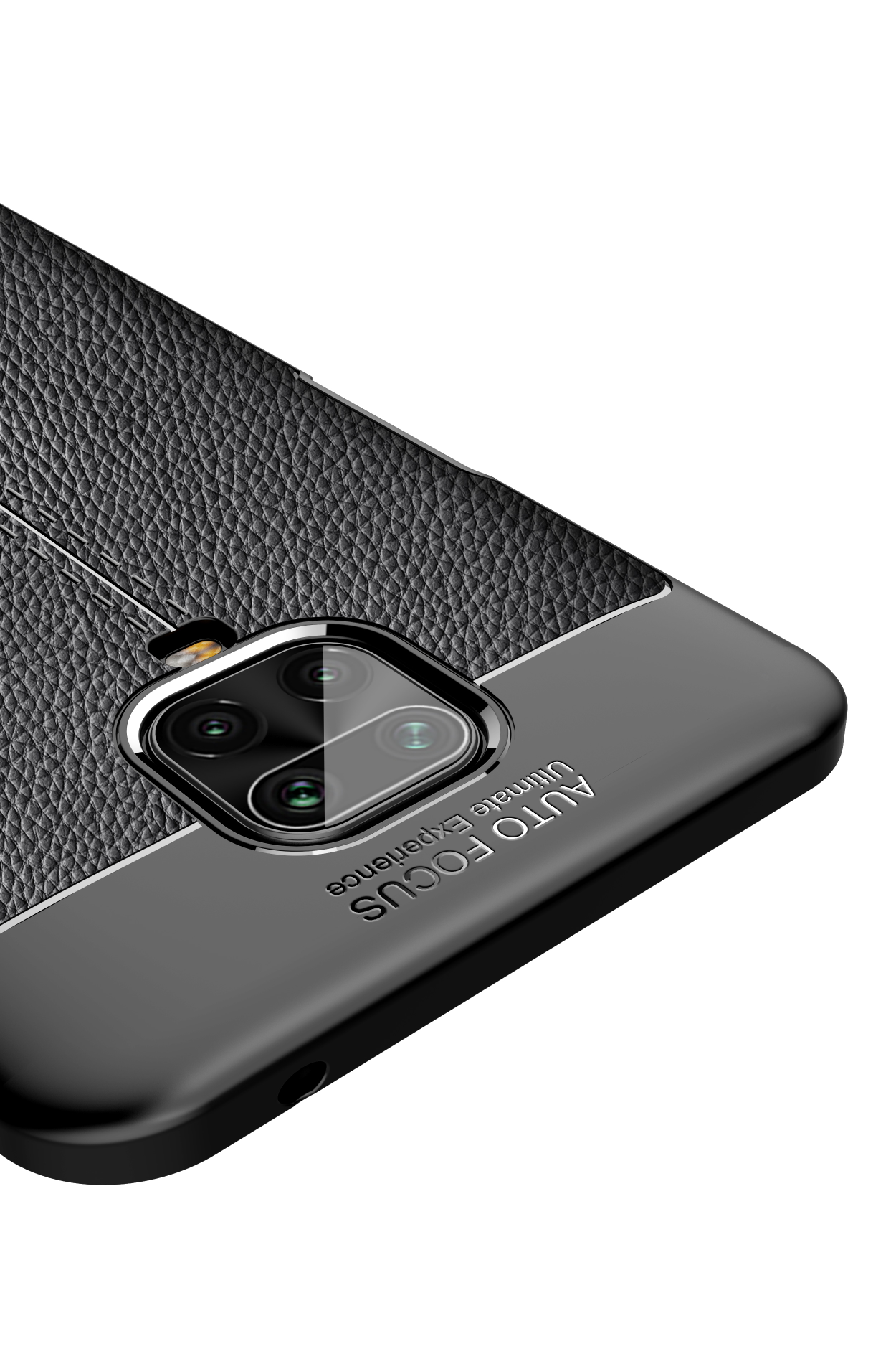 Ốp lưng Xiaomi Redmi Note 9s / Note 9 Pro chống sốc vân da hiệu Auto Focus cao cấp